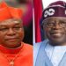 80th Birthday: Tinubu commends Cardinal Onaiyekan’s commitment to championing social justice