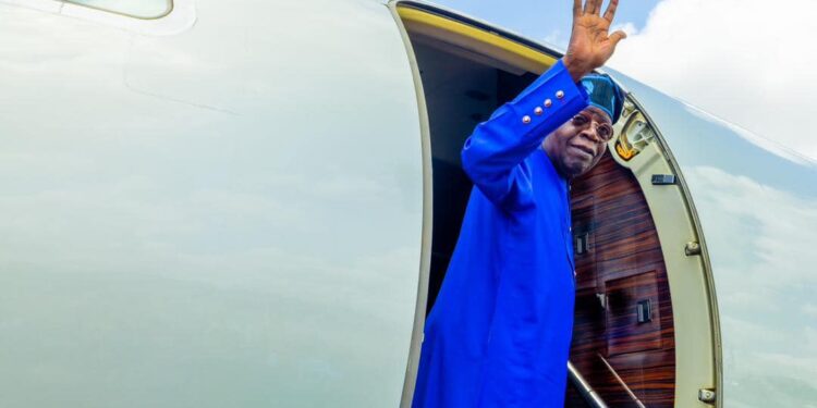 JUST IN: Tinubu returns to Abuja after AU Summit