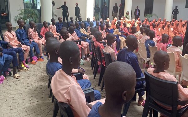 Military hands over 131 rescued school children to Gov Sani