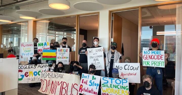 Google sacks 28 workers protesting contract with Israel