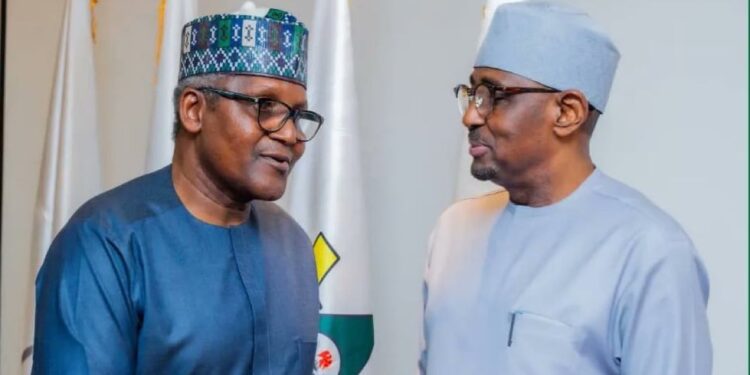 Lokpobiri meets with Dangote, NMDPRA boss, Kyari over fuel dispute