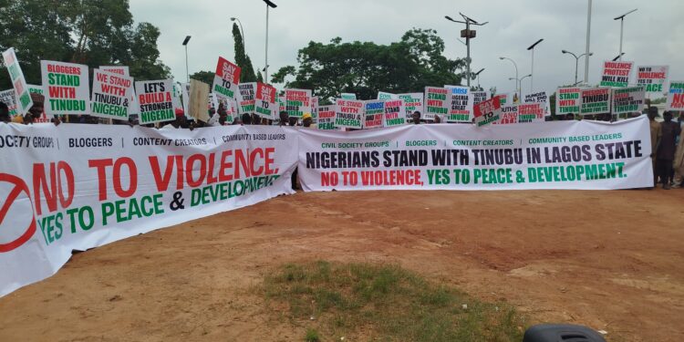 CSOs hold solidarity rallies in Abuja against nationwide protest