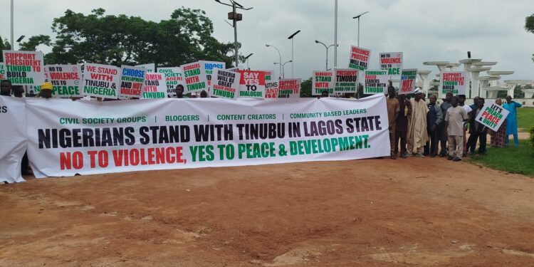 CSOs hold solidarity rallies in Abuja against nationwide protest