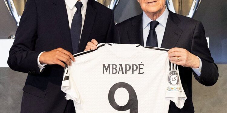 Mbappe unveiled as Real Madrid player