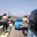 Collapsed Container Truck Causes Gridlock on Abuja’s Airport Road