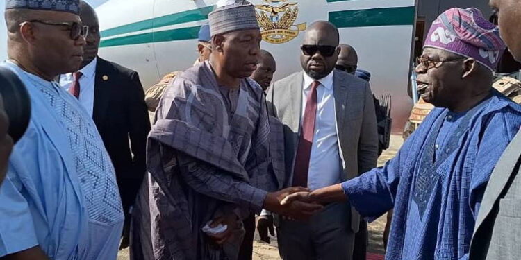 President Tinubu Visits Borno to Assess Devastating Flood Impact, Pledges Support