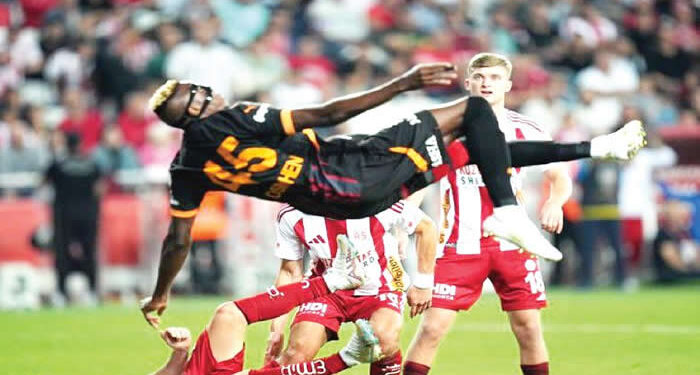 Galatasaray Hails Osimhen’s Bicycle Kick as ‘Work of Art’