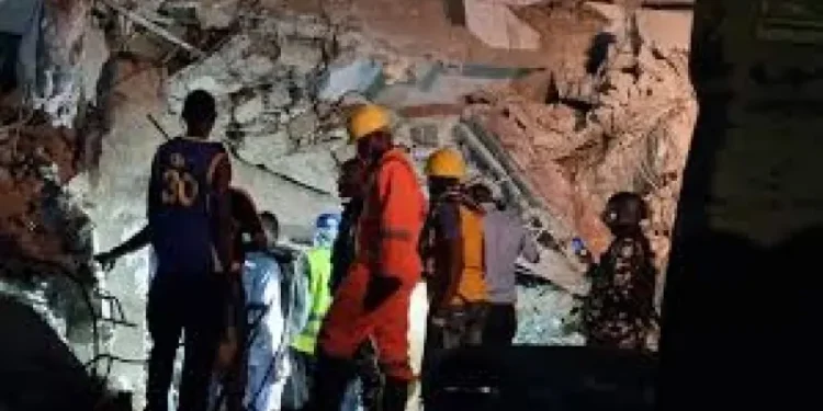 3 bodies recovered, 4 rescued from Yaba building collapse