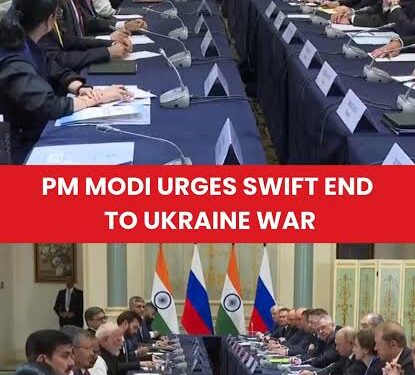 India’s Modi urges end to Ukraine war in meeting with Putin