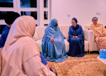 Tinubu visits Kaduna for wedding, check Aisha Buhari