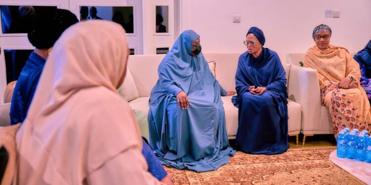 Tinubu visits Kaduna for wedding, check Aisha Buhari
